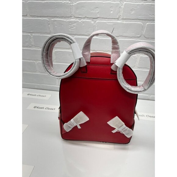 Michael Kors backpack jaycee medium pebbled leather bag bright red main image 10